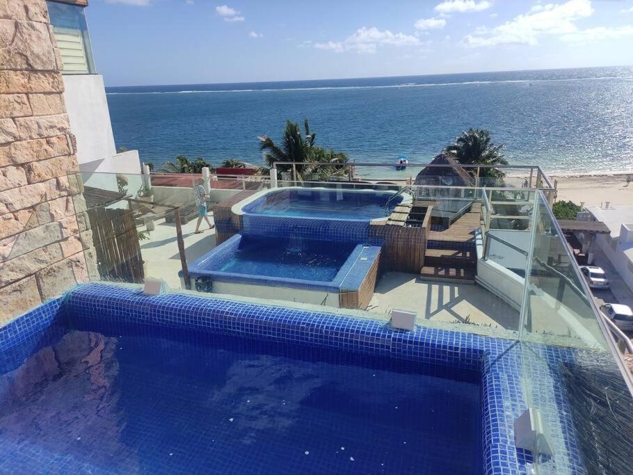 Bonita Habitacion Con Pequena Piscina A Aire Libre Пуерто Морелос Екстериор снимка